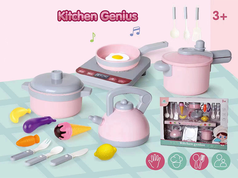 16PCS Silver Grey Simulated Kitchen Toy