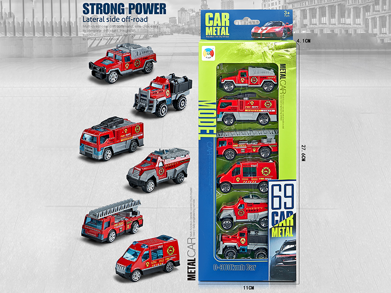 6cps Alloy City Fire Engine(Slide)