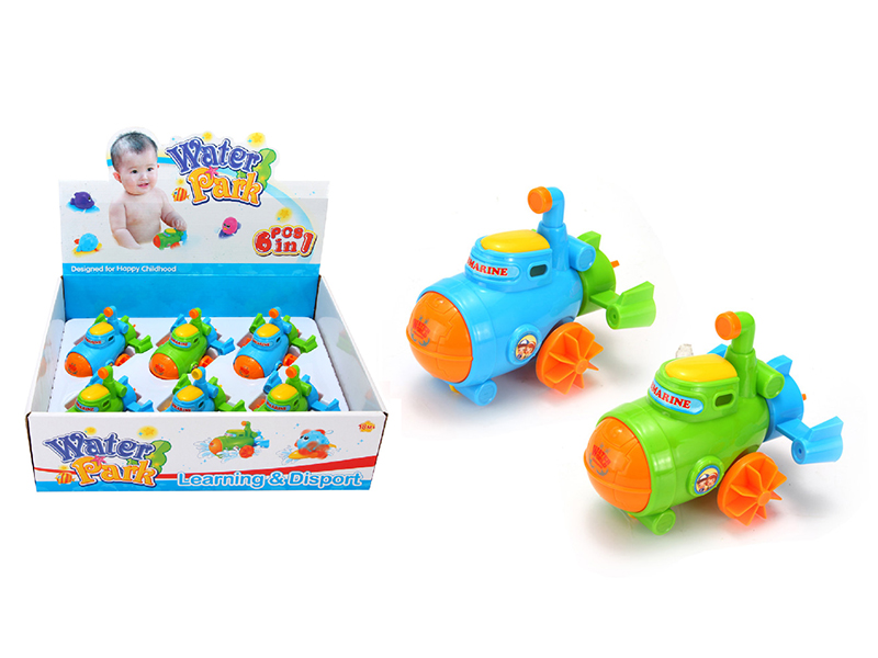 Wind Up Water And Land Submarine 6PCS