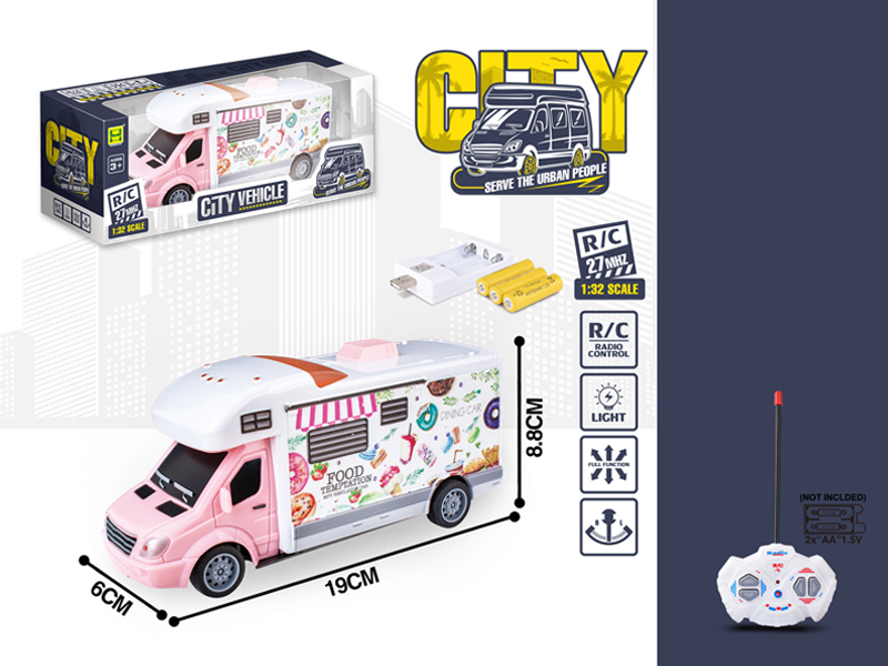 1:32 4Ch R/C Food Room Vehicle With Light