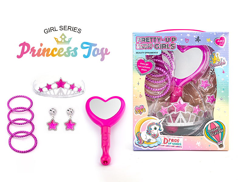 Princess Fairy Stick Electroplating Crown Adornment Toys Set