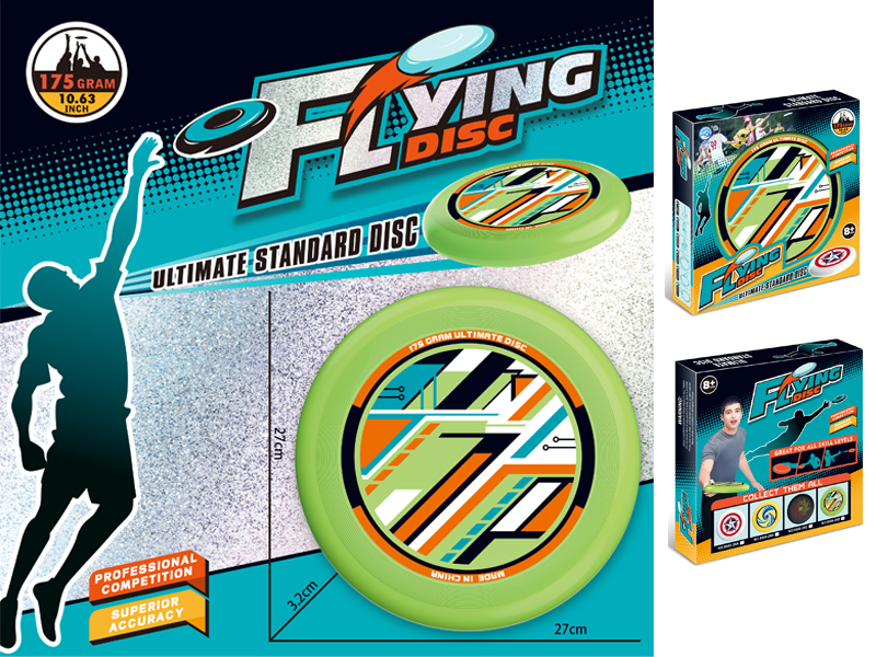 27Cm Frisbee Toy (Black)