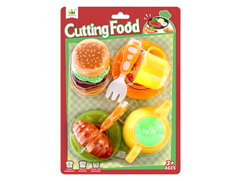 Cutting Food Toys Tea Set