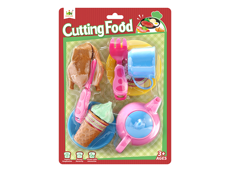 Cutting Food Toys Tea Set