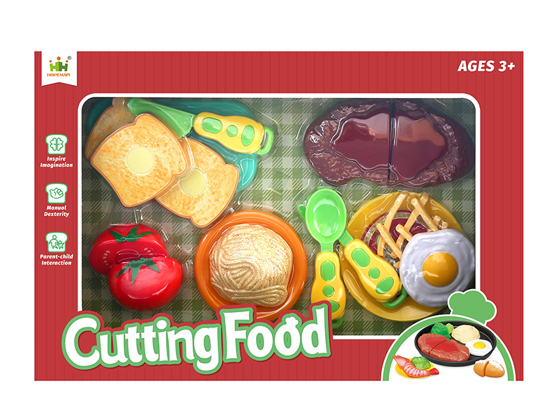 Bread Steak Set Cutting Food Toys