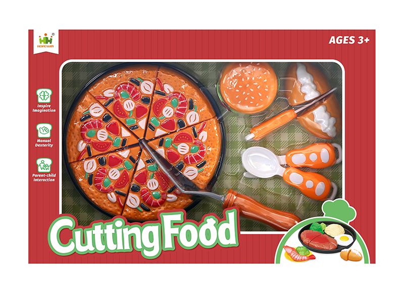 Pizza Set Cutting Food Toys
