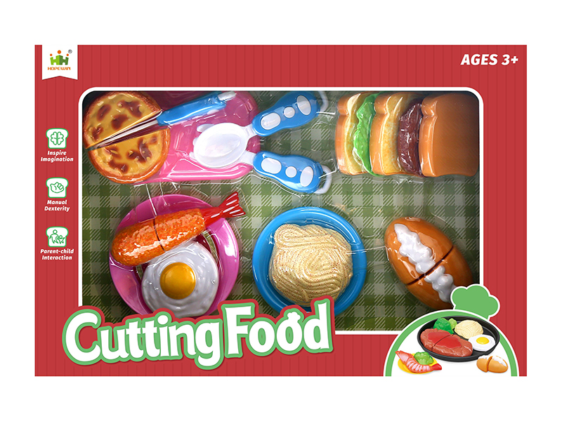 Bread Set Cutting Food Toys