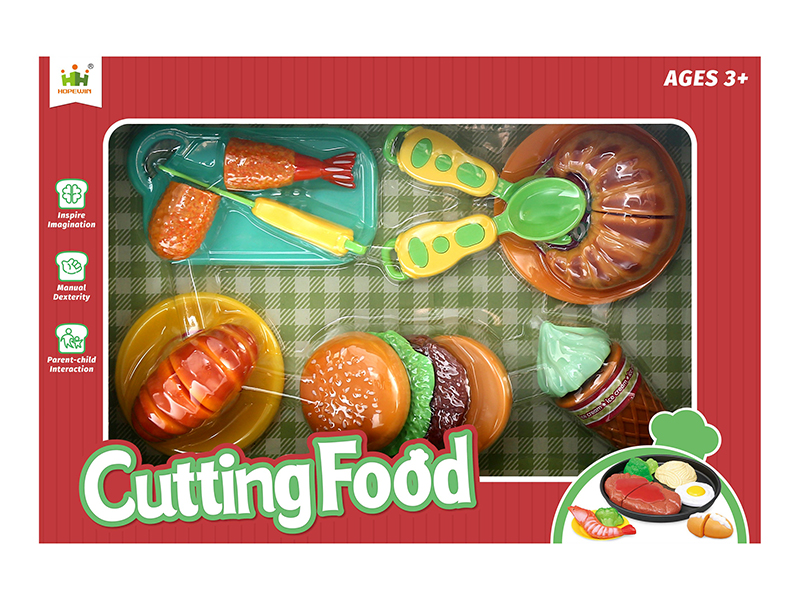 Bread Set Cutting Food Toys