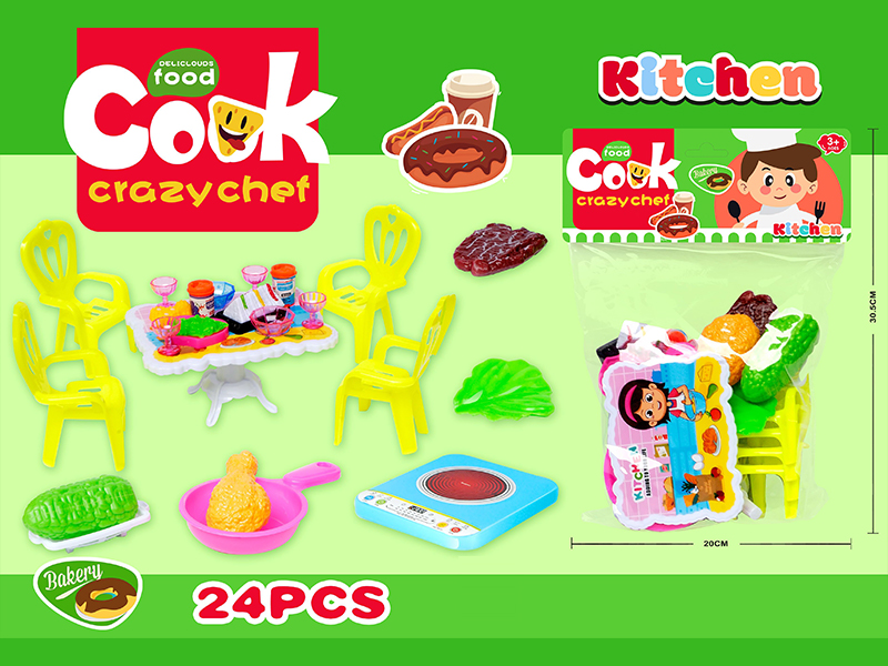 24PCS Children'S Kitchen Toy Set