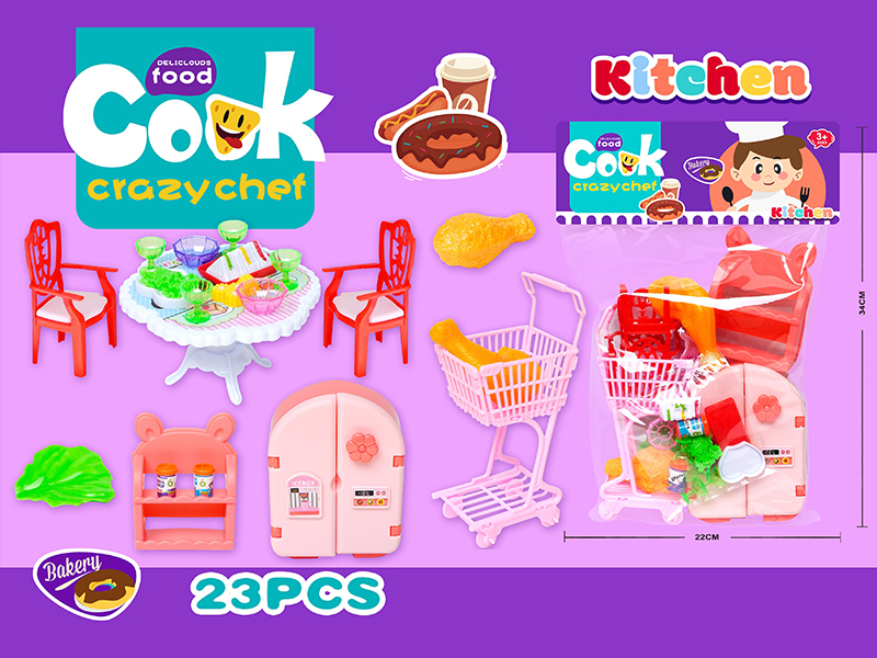 23PCS Children'S Kitchen Toy Set