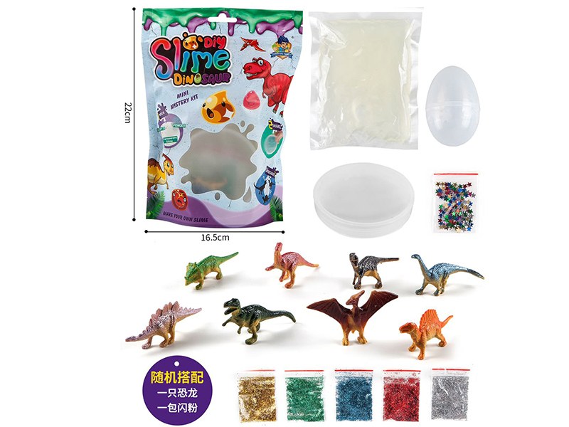 DIY Dinosaur Slime