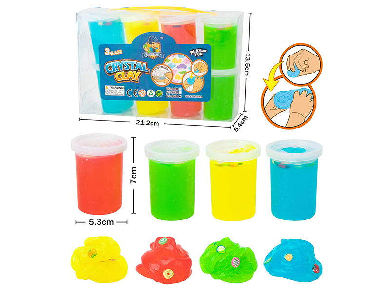 8*2oz Crystal Clay