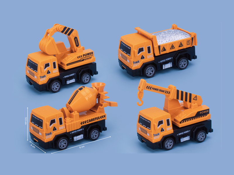 Pull Back Engineering Vehicle
