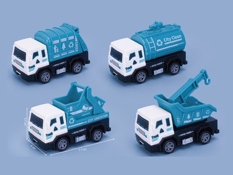 Pull Back Sanitation Truck