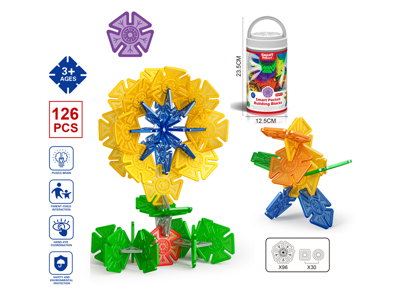 126Pcs Smart Pocket Building Blocks
