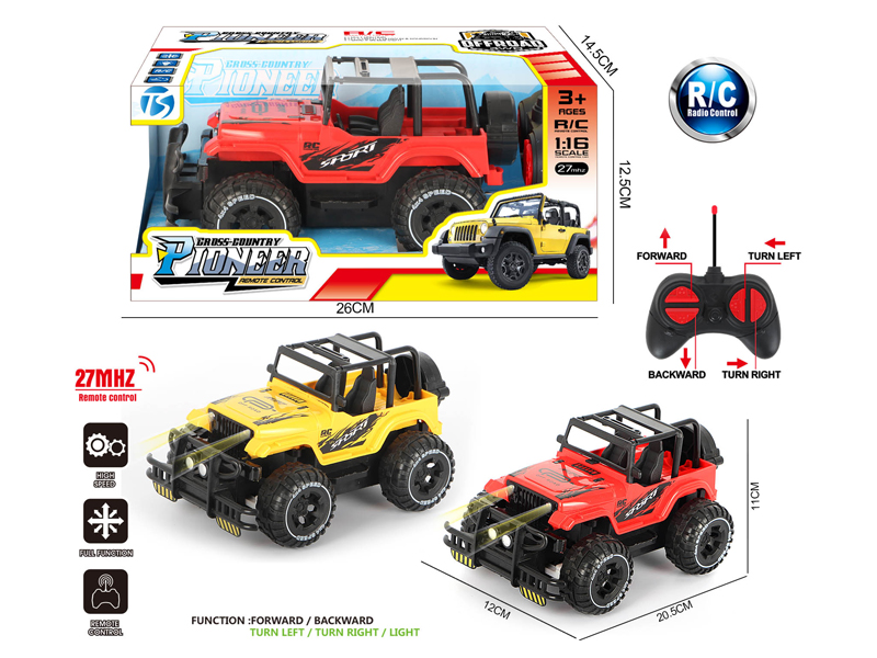 4Ch R/C Off Road Wrangler Racing Car With Light