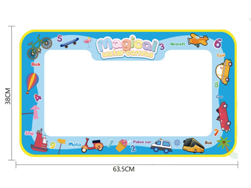 Traffic Theme Doodle Magic Water Canvas