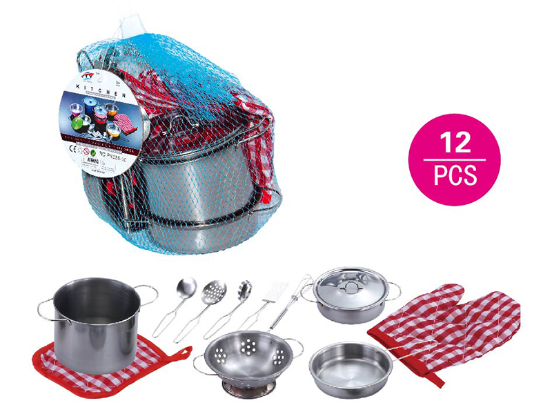 Stainless Steel Tableware Toys 12pcs