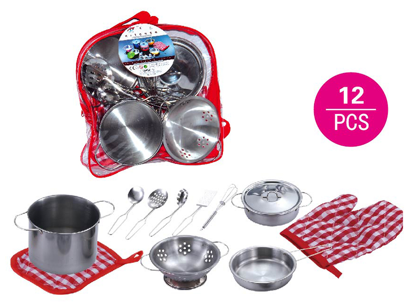 Stainless Steel Tableware Toys 12pcs