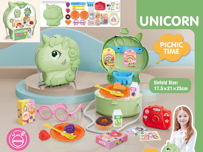 24PCS Unicorn Picnic Shoulder Bag