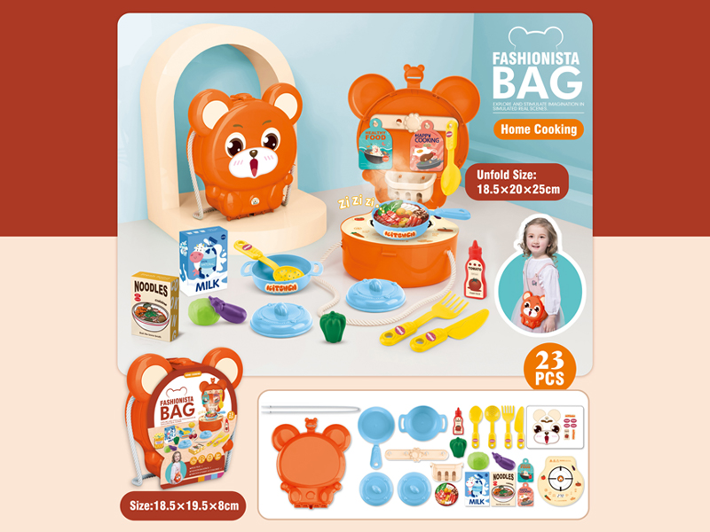 23PCS Bear Kitchen Shoulder Bag