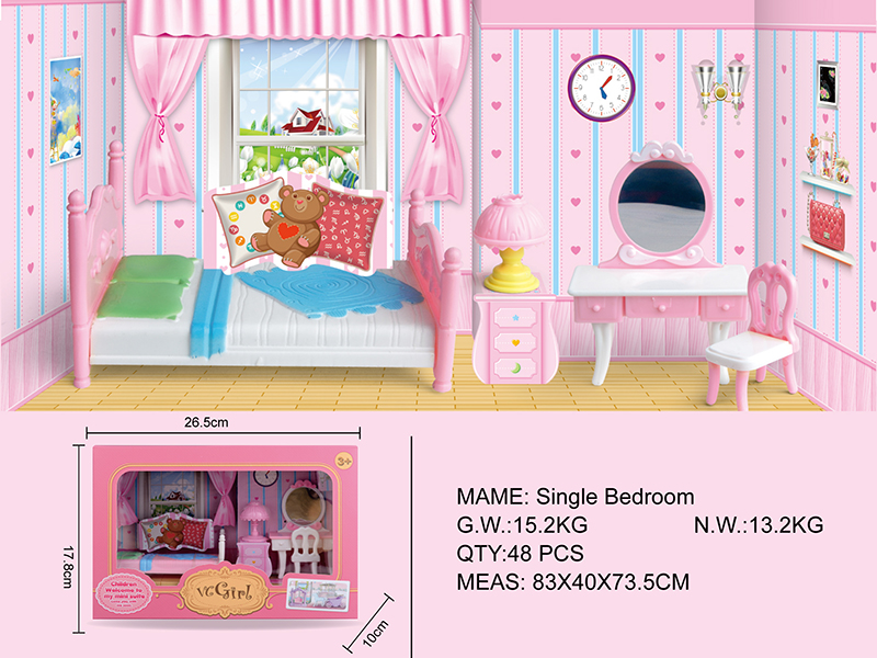 Single Bedroom Furniture Toy