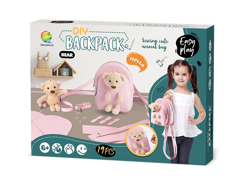 DIY Cartoon Bear Backpack