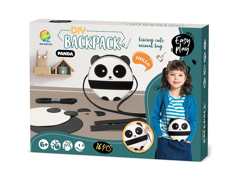 DIY Cartoon Panda Shoulder Bag