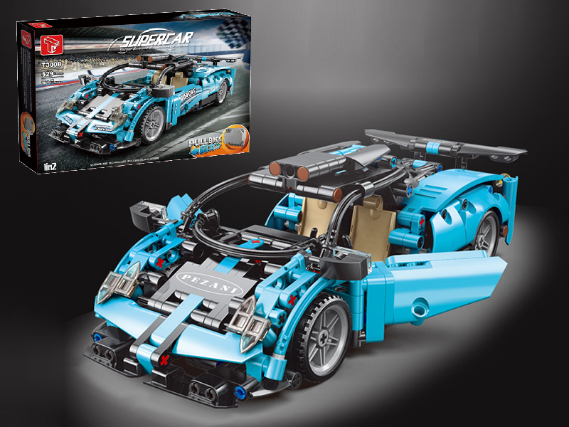 Pull Back Pagani Building Blocks Car 529PCS