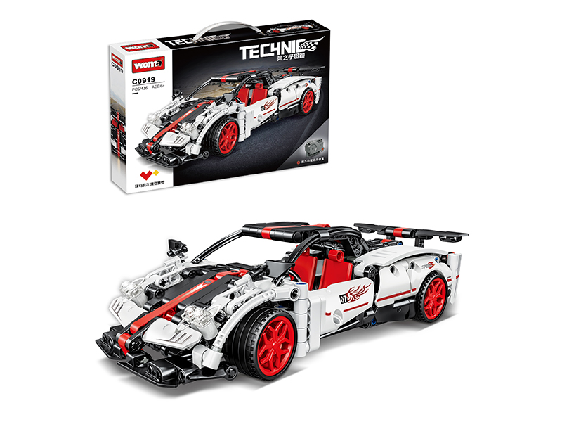 Zonda Supercar Building Blocks - With Pull Back Function 436pcs