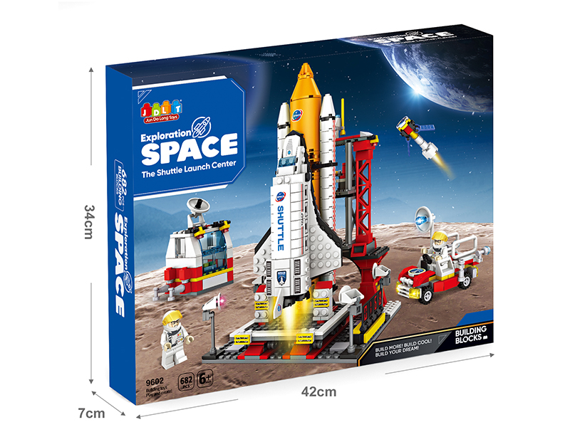Space Shuttle Launch Center Building Blocks 682pcs