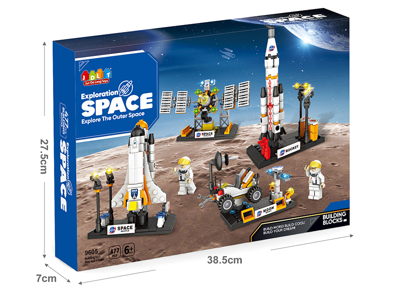 Explore Outer Space Building Blocks 477pcs