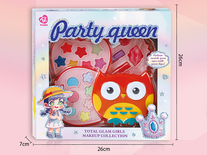 Owl Shape 3 Layer Makeup Box