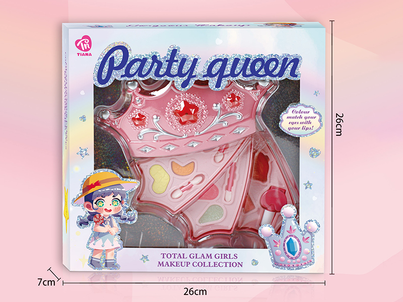 Crown 3 Layer Makeup Box