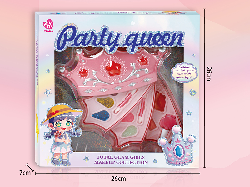 Crown 3 Layer Makeup Box