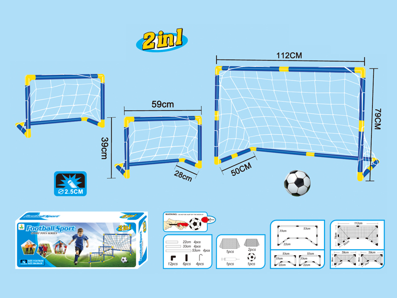 2 In 1 Football Goal Toy