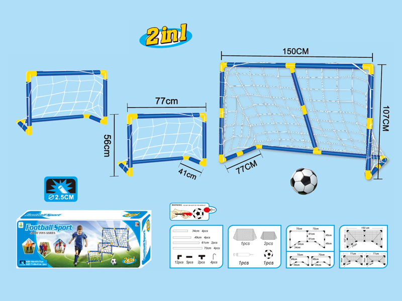 2 In 1 Football Goal Toy