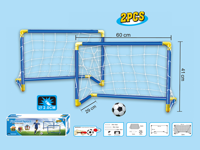 2PCS 60Cm Football Goal Toy