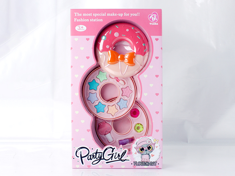 Doughnut Shaped 2 Layers Makeup Box