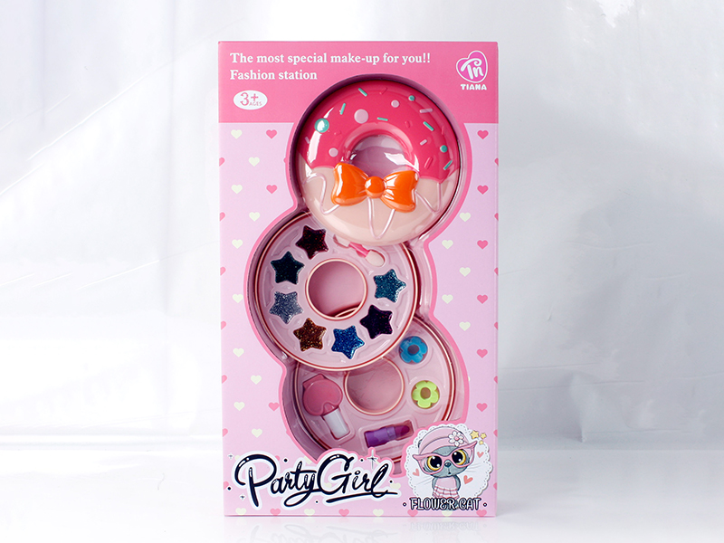 Doughnut Shaped 2 Layers Makeup Box