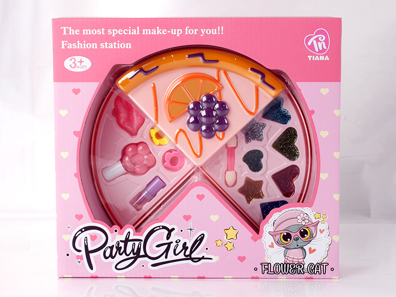Pizza Shaped 2 Layers Makeup Box