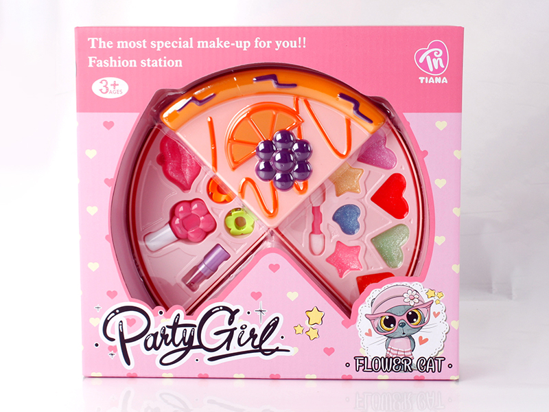 Pizza Shaped 2 Layers Makeup Box