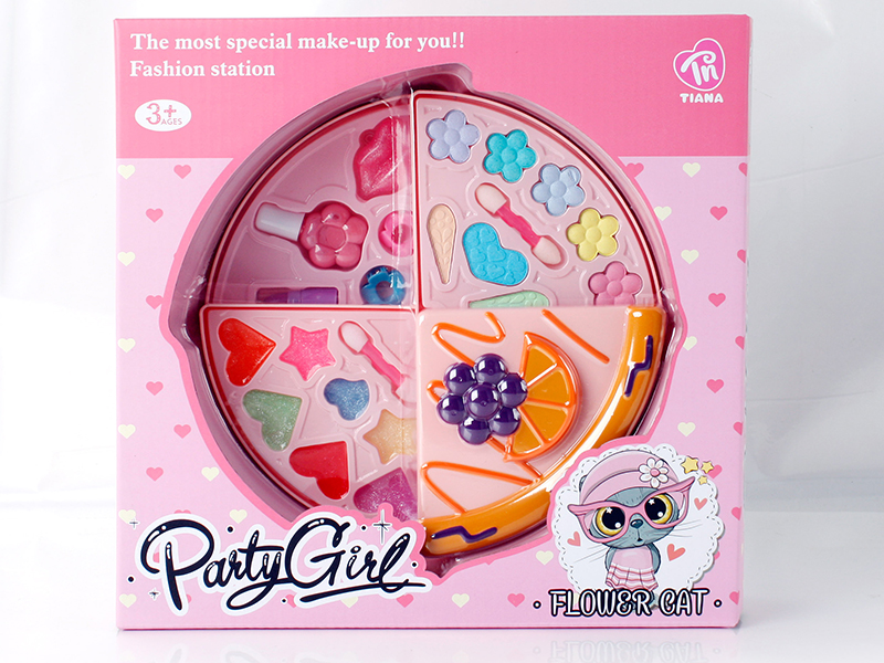 Pizza Shaped 3 Layers Makeup Box