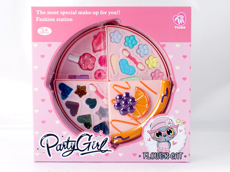 Pizza Shaped 3 Layers Makeup Box