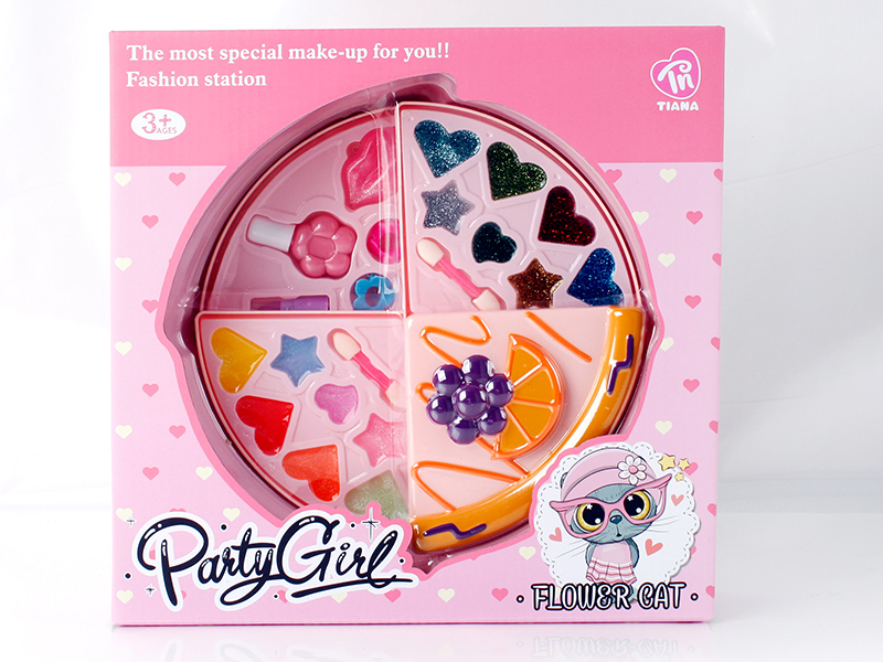 Pizza Shaped 3 Layers Makeup Box