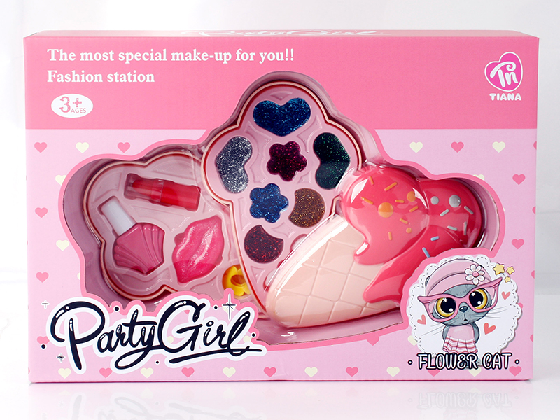 Ice Cream Shaped 2 Layers Makeup Box