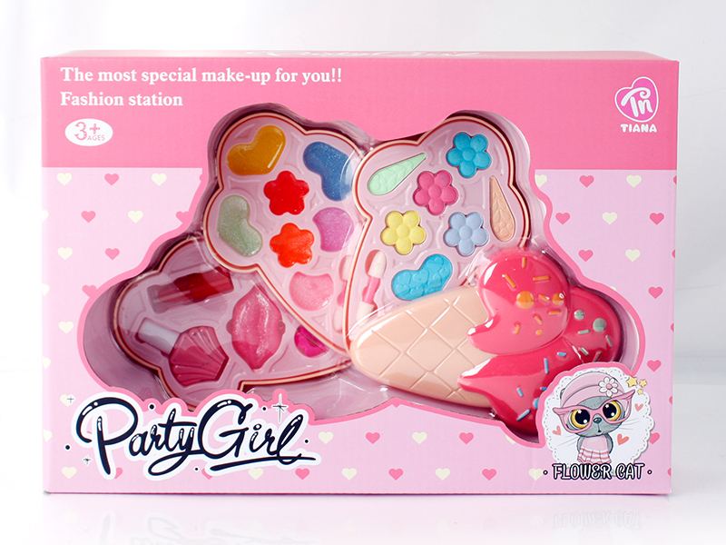 Ice Cream Shaped 3 Layers Makeup Box
