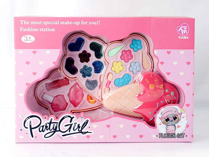 Ice Cream Shaped 3 Layers Makeup Box