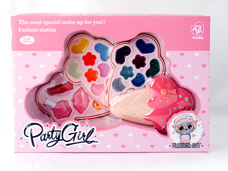Ice Cream Shaped 3 Layers Makeup Box