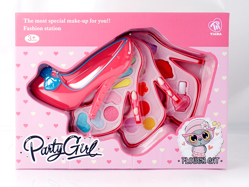 High Heel Shaped 3 Layers Makeup Box